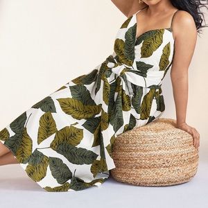 ELOQUII Linen Fit and Flare Dress | Size 26